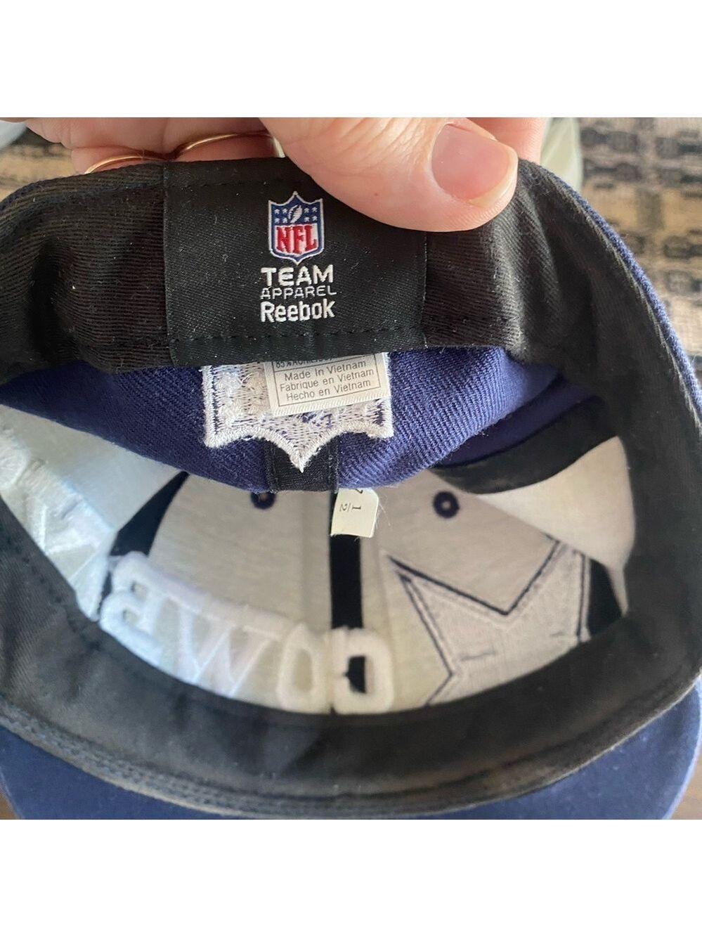 NFL Dallas Cowboy Hat 7 1/2. - Picture 4 of 6